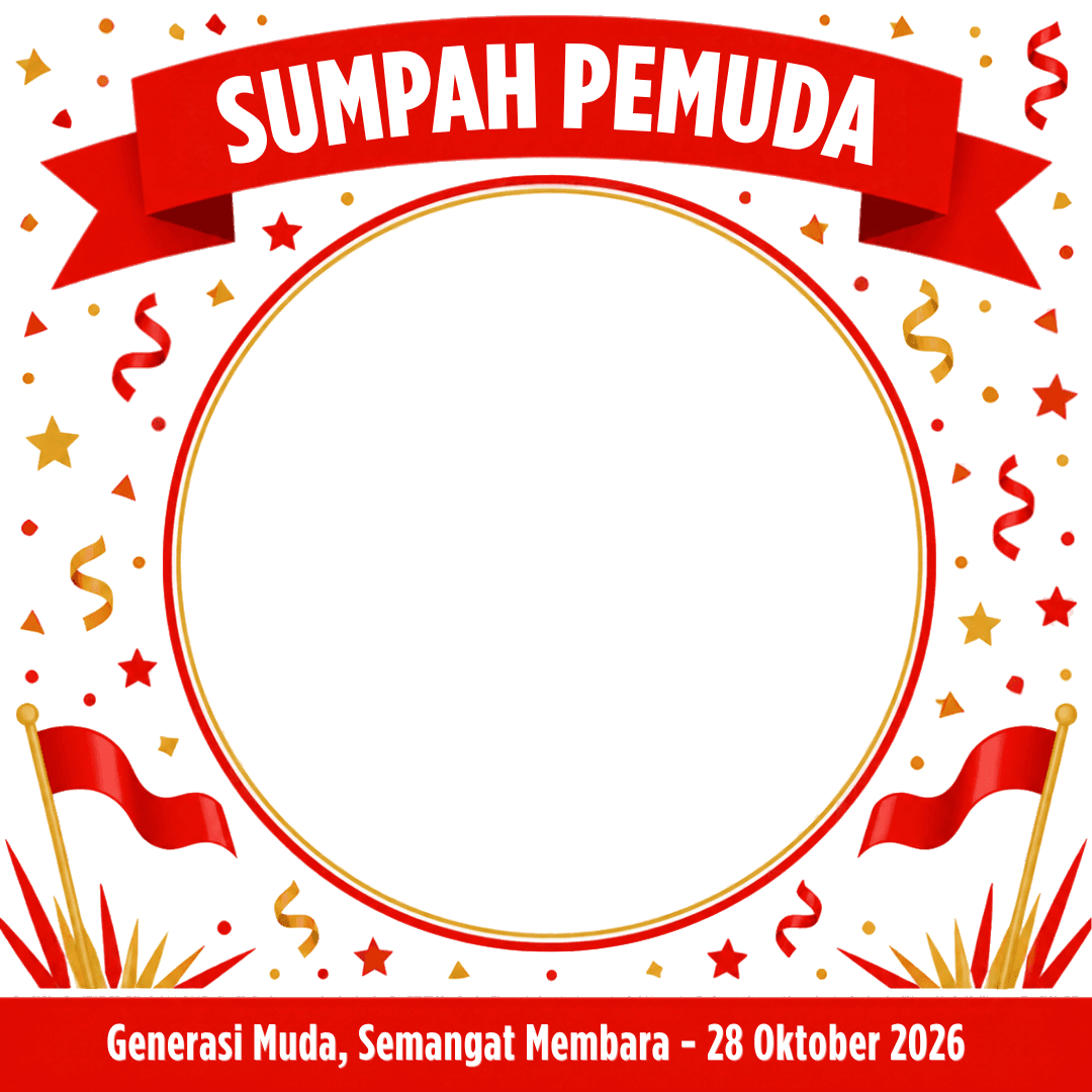 Bingkai Sumpah Pemuda 2026 - Generasi Muda